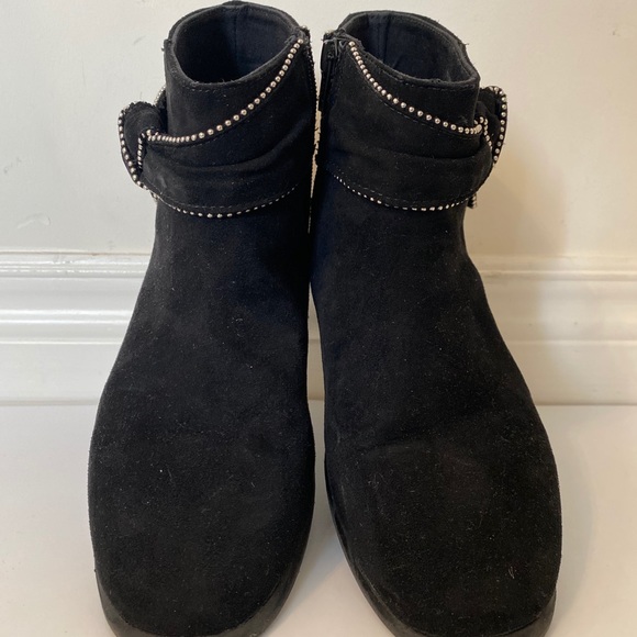 Black ankle booties girls - Picture 2 of 9